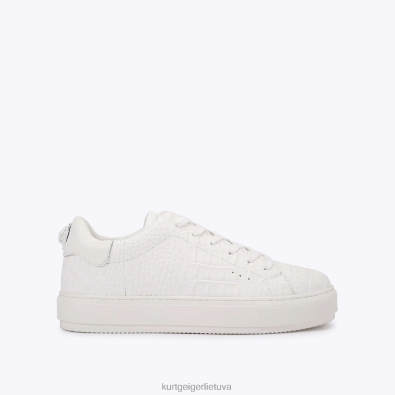 Kurt Geiger vyrų londono laney krosas T2T28603 baltas | avalynė