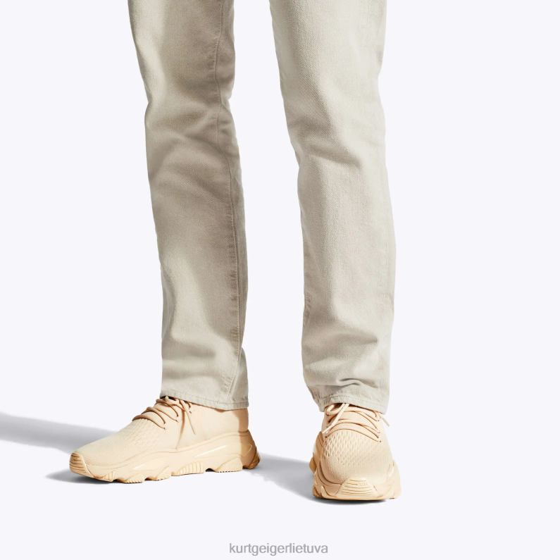 Kurt Geiger vyrų londono lettie megzti nėriniai T2T28609 smėlio spalvos | avalynė