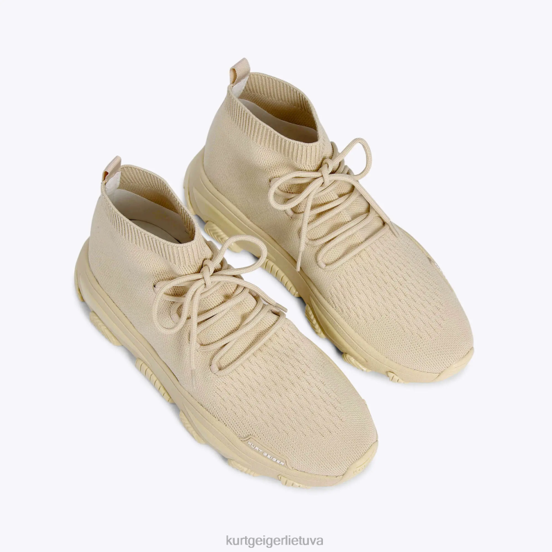 Kurt Geiger vyrų londono lettie megzti nėriniai T2T28609 smėlio spalvos | avalynė