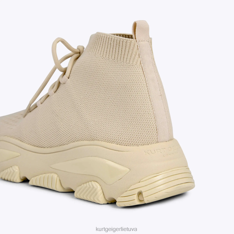 Kurt Geiger vyrų londono lettie megzti nėriniai T2T28609 smėlio spalvos | avalynė